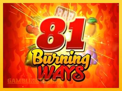 81 Burning Ways - mänguautomaat päris raha eest mängimiseks