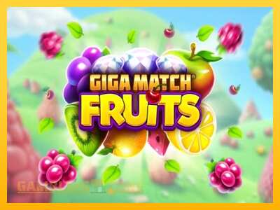 Giga Match Fruits - mänguautomaat päris raha eest mängimiseks