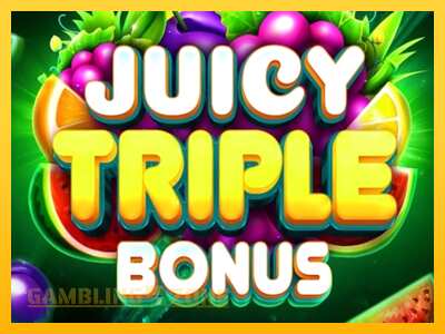 Juicy Triple Bonus - mänguautomaat päris raha eest mängimiseks