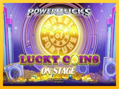 PowerBucks Wheel of Fortune Lucky Coins On Stage - mänguautomaat päris raha eest mängimiseks