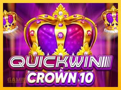 Quick Win Crown 10 - mänguautomaat päris raha eest mängimiseks