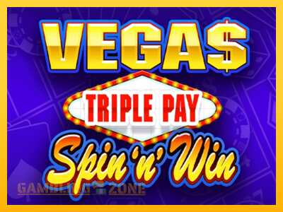 Vegas Triple Pay Spin n Win - mänguautomaat päris raha eest mängimiseks