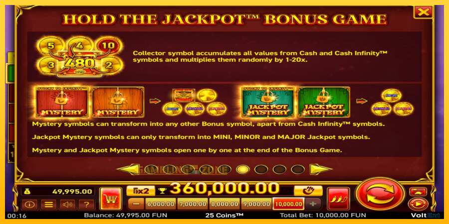 Aparaat 25 Coins Halloween Jackpots - mäng päris raha eest, pilt 6