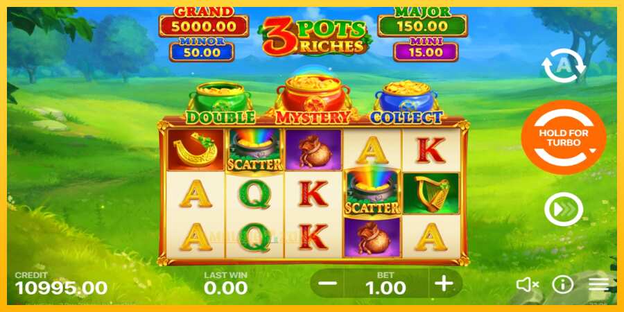 Aparaat 3 Pots Riches: Hold and Win - mäng päris raha eest, pilt 3