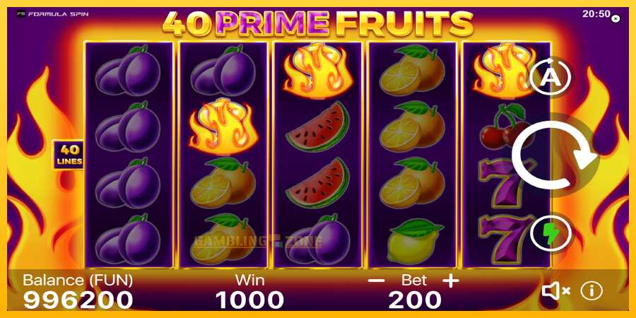 Aparaat 40 Prime Fruits - mäng päris raha eest, pilt 3