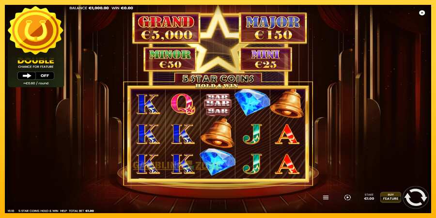 Aparaat 5 Star Coins: Hold & Win - mäng päris raha eest, pilt 2