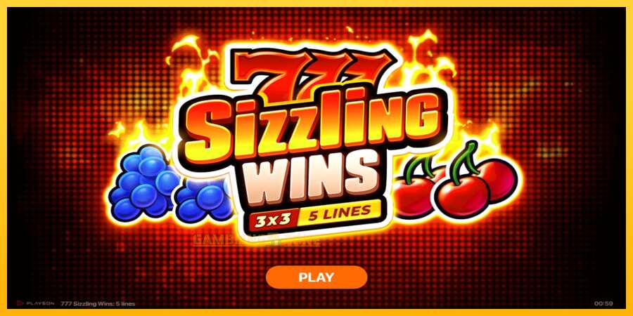 Aparaat 777 Sizzling Wins: 5 Lines - mäng päris raha eest, pilt 1