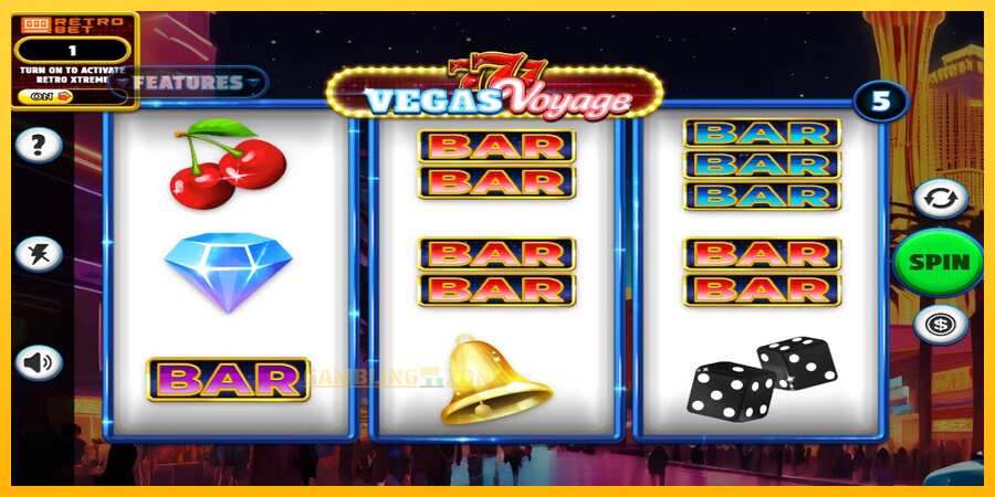 Aparaat 777 – Vegas Voyage - mäng päris raha eest, pilt 1