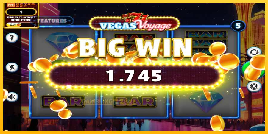 Aparaat 777 – Vegas Voyage - mäng päris raha eest, pilt 2