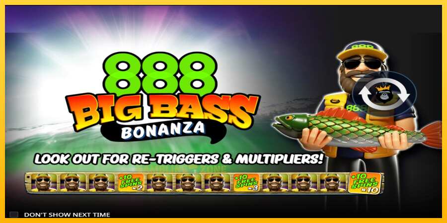 Aparaat 888 Big Bass Bonanza - mäng päris raha eest, pilt 1