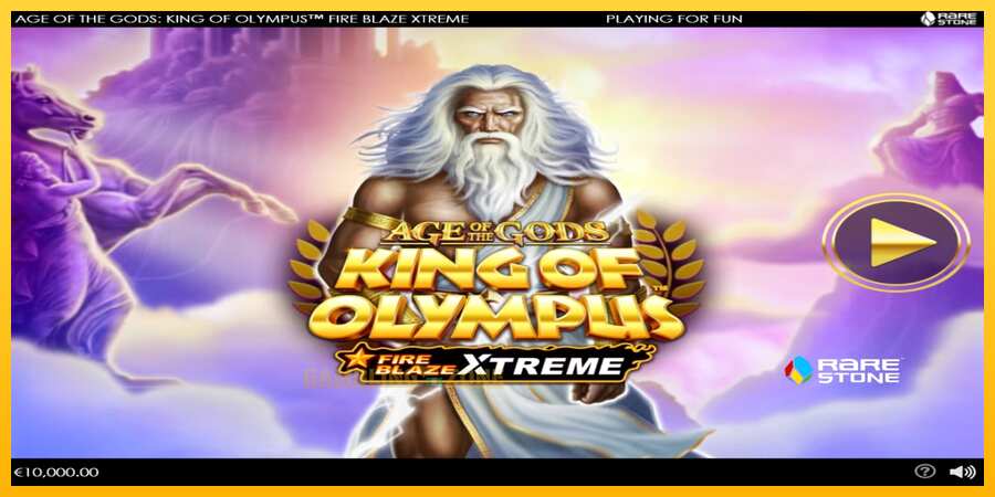 Aparaat Age of the Gods: King of Olympus Fire Blaze Xtreme - mäng päris raha eest, pilt 1