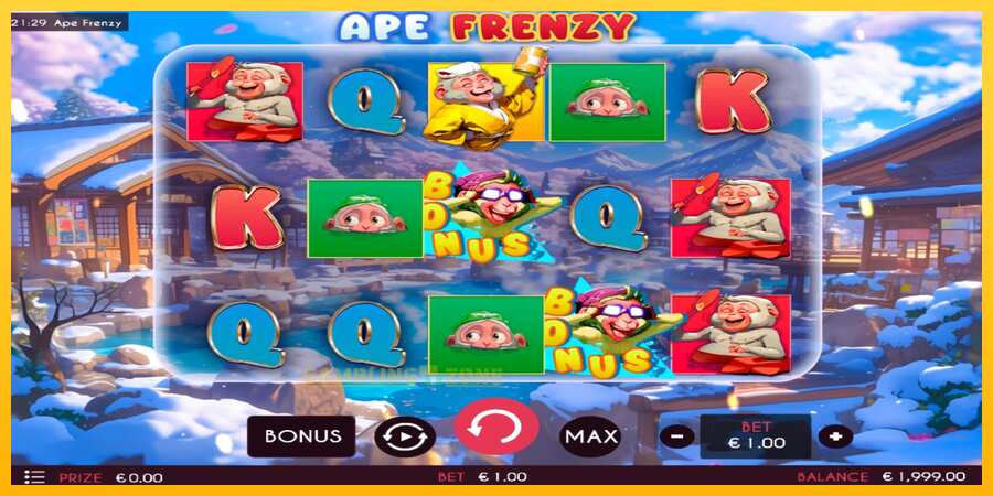 Aparaat Ape Frenzy - mäng päris raha eest, pilt 2