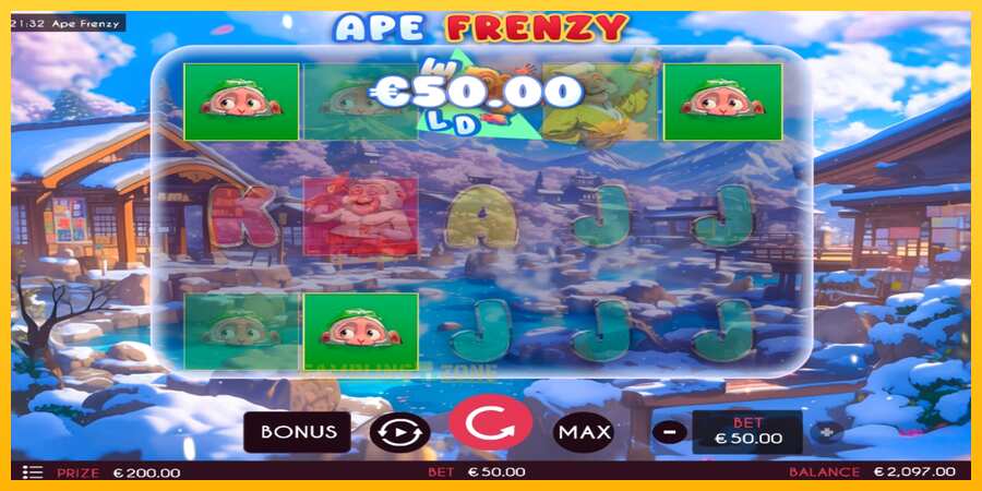 Aparaat Ape Frenzy - mäng päris raha eest, pilt 3