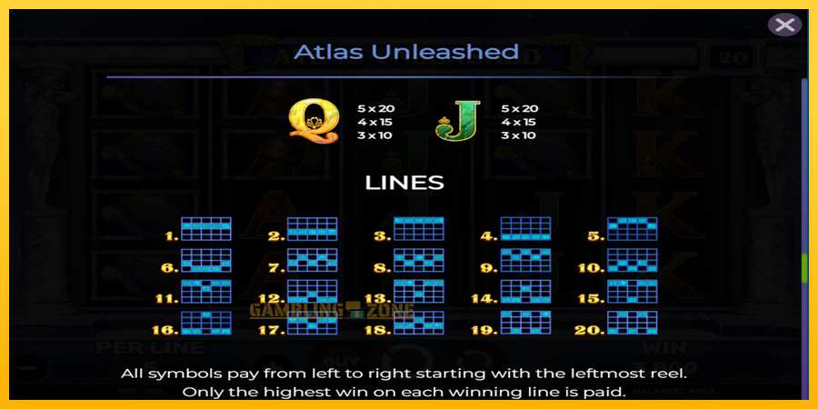 Aparaat Atlas Unleashed - mäng päris raha eest, pilt 7