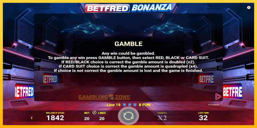 Aparaat Betfred Bonanza - mäng päris raha eest, pilt 6