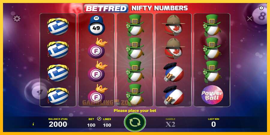 Aparaat Betfred Nifty Numbers - mäng päris raha eest, pilt 1