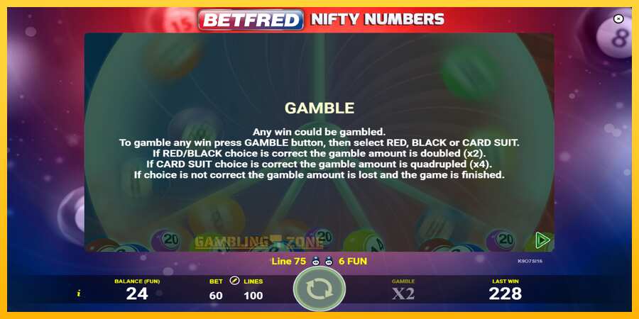 Aparaat Betfred Nifty Numbers - mäng päris raha eest, pilt 6