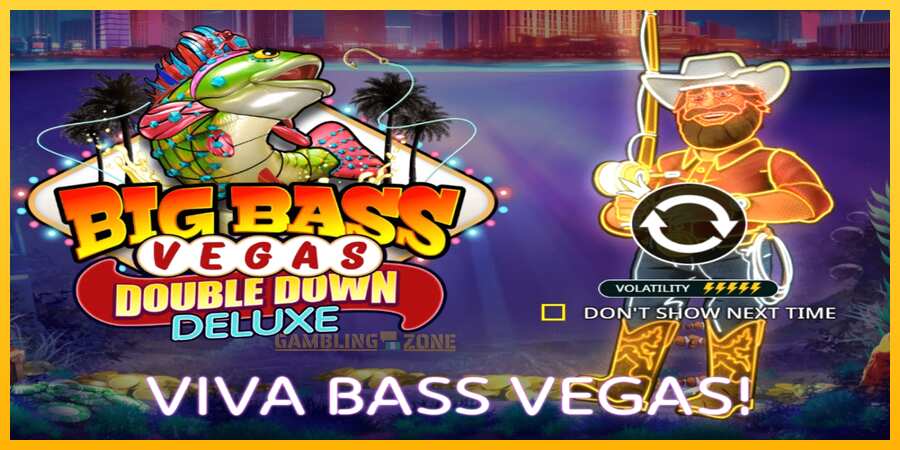 Aparaat Big Bass Vegas Double Down Deluxe - mäng päris raha eest, pilt 1