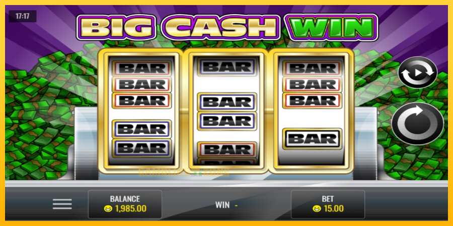 Aparaat Big Cash Win - mäng päris raha eest, pilt 1