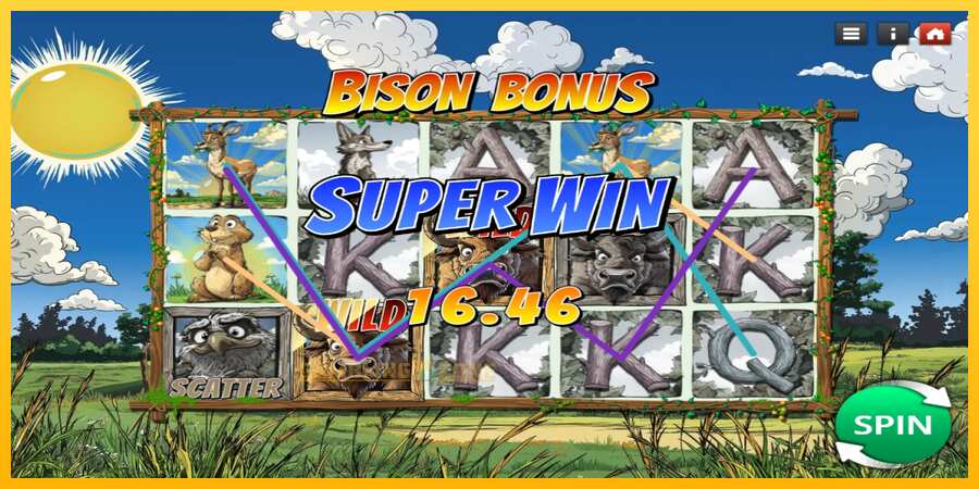 Aparaat Bison Bonus - mäng päris raha eest, pilt 3