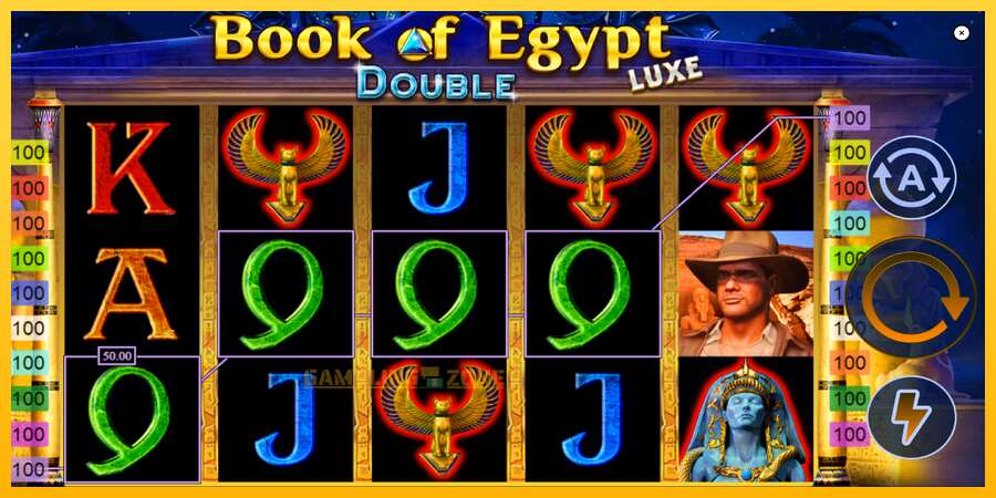 Aparaat Book of Egypt Double Luxe - mäng päris raha eest, pilt 4