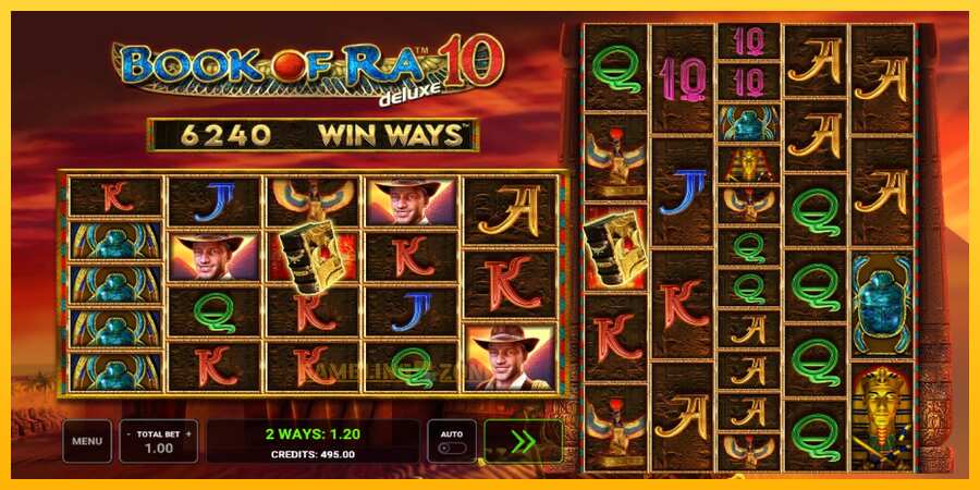 Aparaat Book of Ra Deluxe 10 Win Ways - mäng päris raha eest, pilt 2