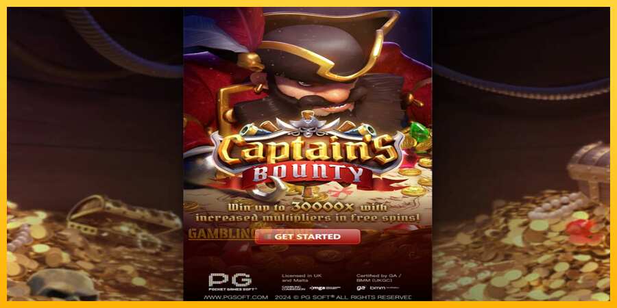 Aparaat Captains Bounty - mäng päris raha eest, pilt 1