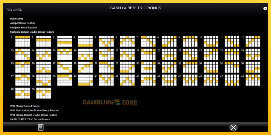 Aparaat Cash Cubes: Trio Bonus - mäng päris raha eest, pilt 6