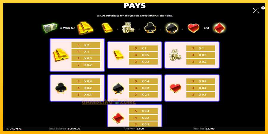 Aparaat Cash Falls: Add Em Up Gold - mäng päris raha eest, pilt 5