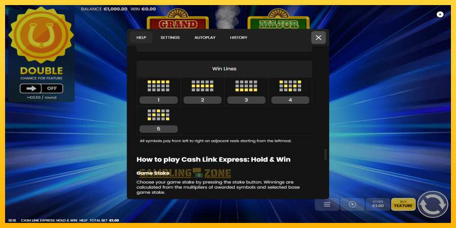 Aparaat Cash Link Express: Hold & Win - mäng päris raha eest, pilt 7