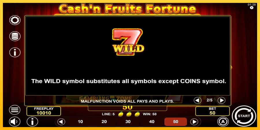 Aparaat Cashn Fruits Fortune - mäng päris raha eest, pilt 6