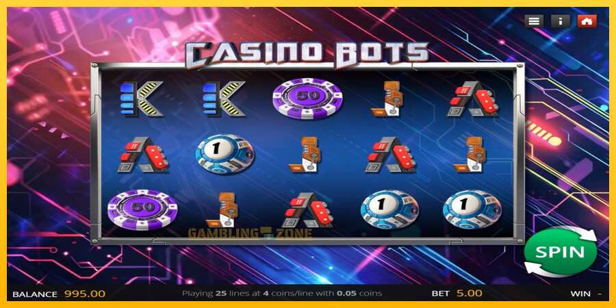 Aparaat Casino Bots - mäng päris raha eest, pilt 1