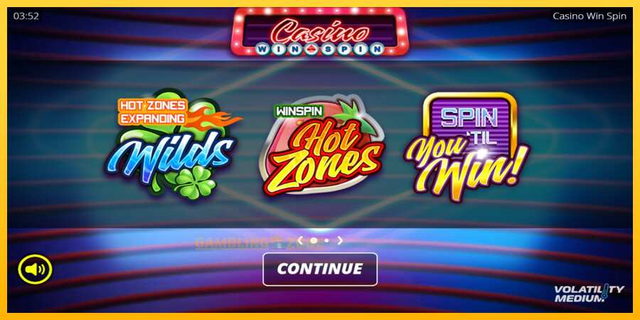 Aparaat Casino Win Spin - mäng päris raha eest, pilt 1