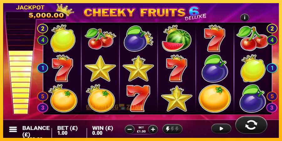 Aparaat Cheeky Fruits 6 Deluxe - mäng päris raha eest, pilt 1