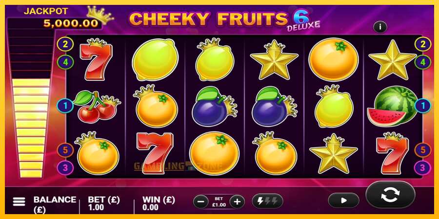 Aparaat Cheeky Fruits 6 Deluxe - mäng päris raha eest, pilt 2