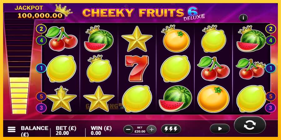 Aparaat Cheeky Fruits 6 Deluxe - mäng päris raha eest, pilt 4