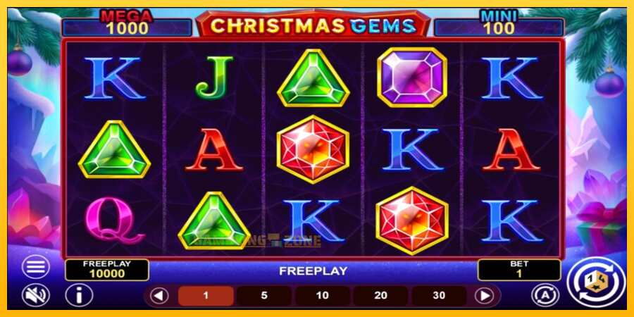 Aparaat Christmas Gems Hold & Win - mäng päris raha eest, pilt 2