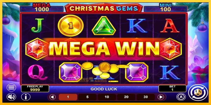 Aparaat Christmas Gems Hold & Win - mäng päris raha eest, pilt 3