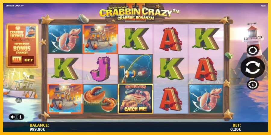 Aparaat Crabbin Crazy 2 - mäng päris raha eest, pilt 2