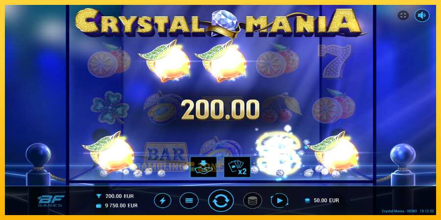 Aparaat Crystal Mania - mäng päris raha eest, pilt 4