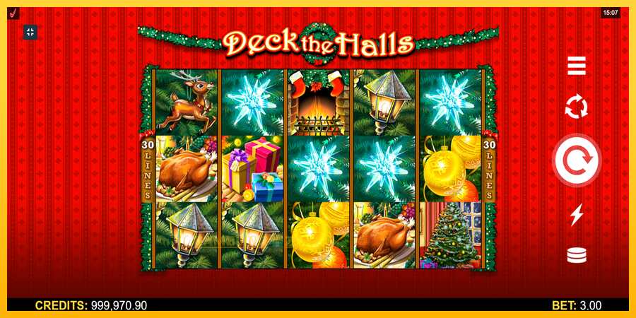 Aparaat Deck The Halls - mäng päris raha eest, pilt 1