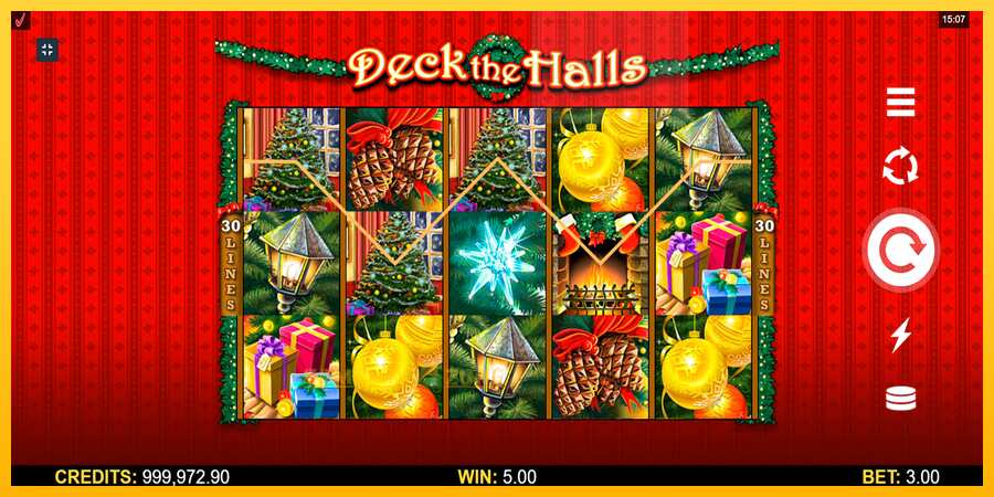 Aparaat Deck The Halls - mäng päris raha eest, pilt 2