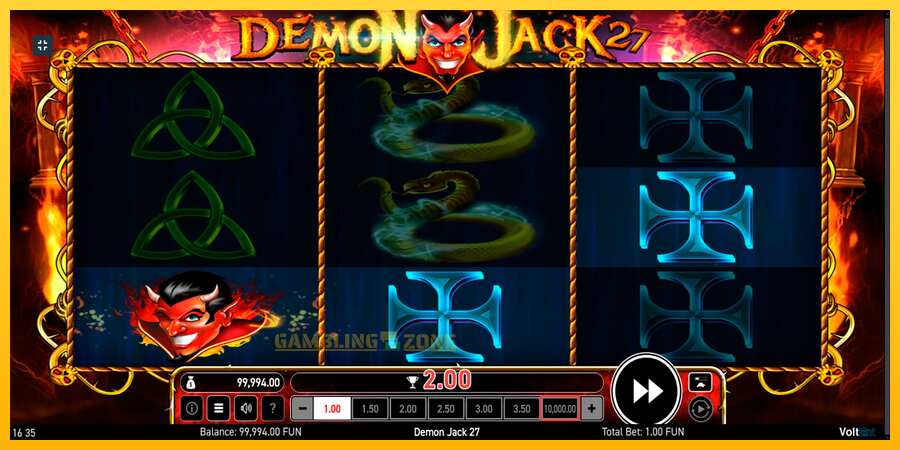 Aparaat Demon Jack 27 - mäng päris raha eest, pilt 2