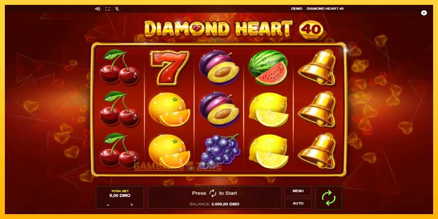 Aparaat Diamond Heart 40 - mäng päris raha eest, pilt 1