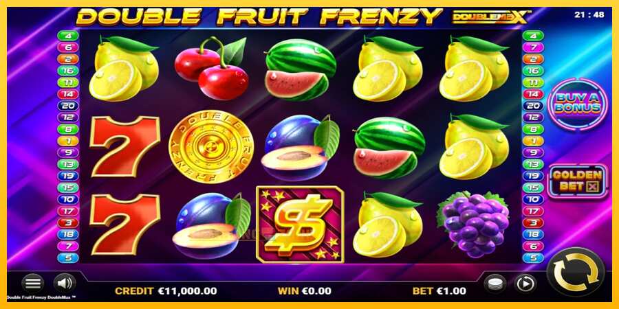 Aparaat Double Fruit Frenzy DoubleMax - mäng päris raha eest, pilt 1