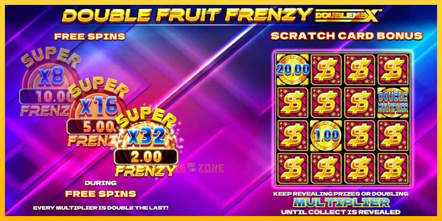 Aparaat Double Fruit Frenzy DoubleMax - mäng päris raha eest, pilt 3