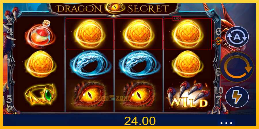 Aparaat Dragon Secret - mäng päris raha eest, pilt 2