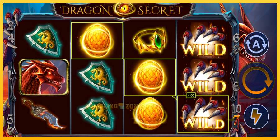 Aparaat Dragon Secret - mäng päris raha eest, pilt 3