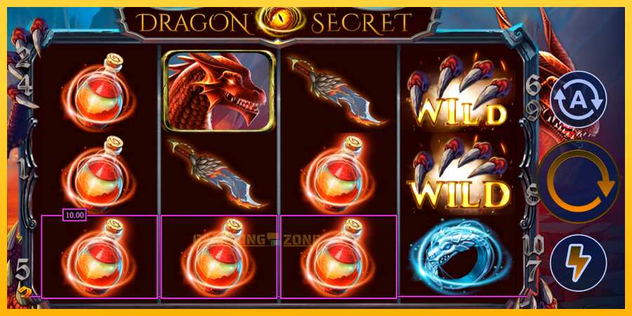 Aparaat Dragon Secret - mäng päris raha eest, pilt 4