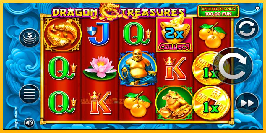 Aparaat Dragon Treasures - mäng päris raha eest, pilt 2